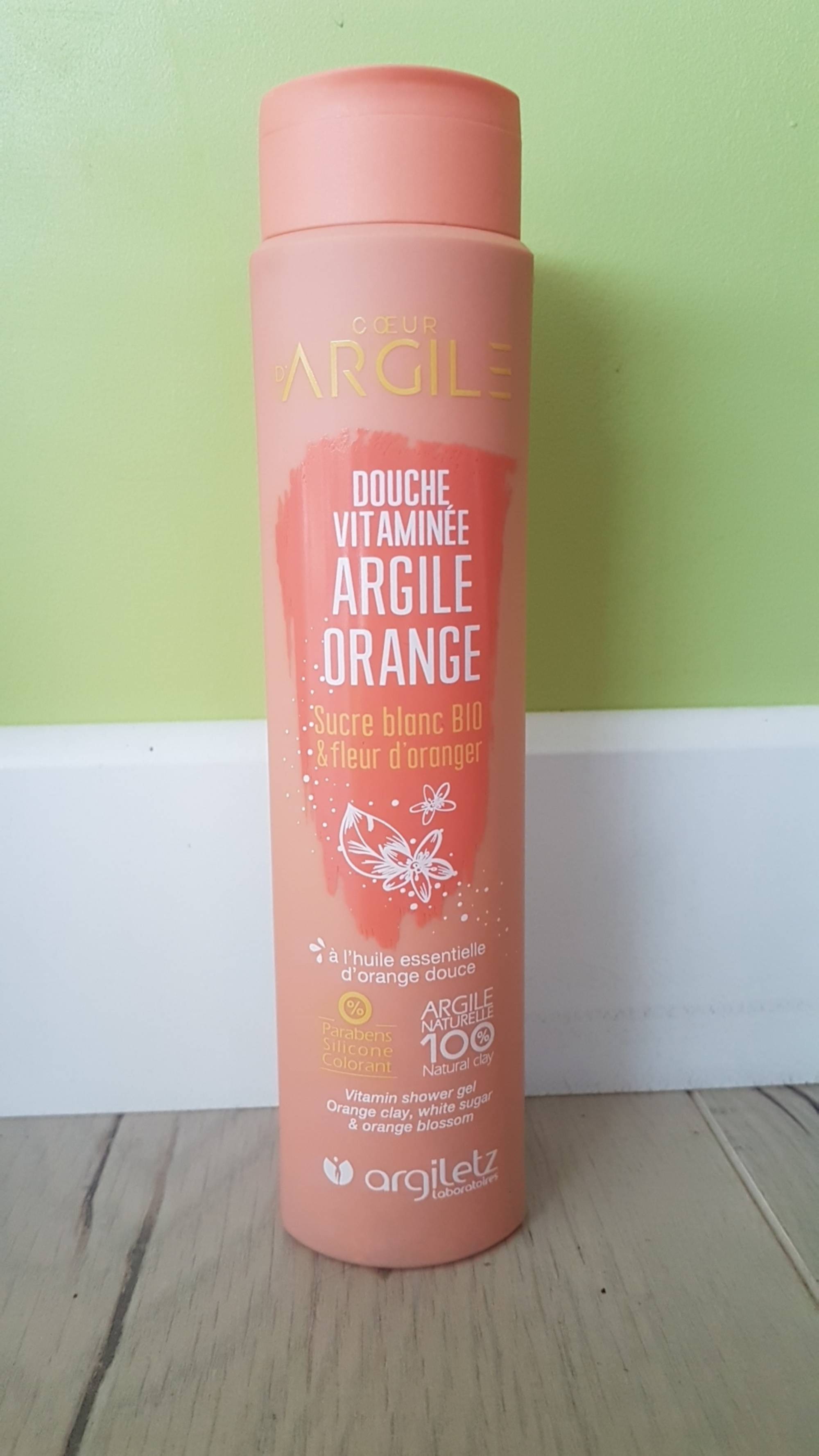 ARGILETZ - Coeur d'argile - Douche vitaminée argile orange