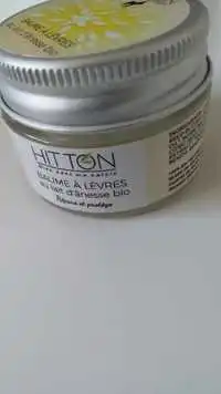 HITTON - Baume à lèvres au lait d'anêsse bio