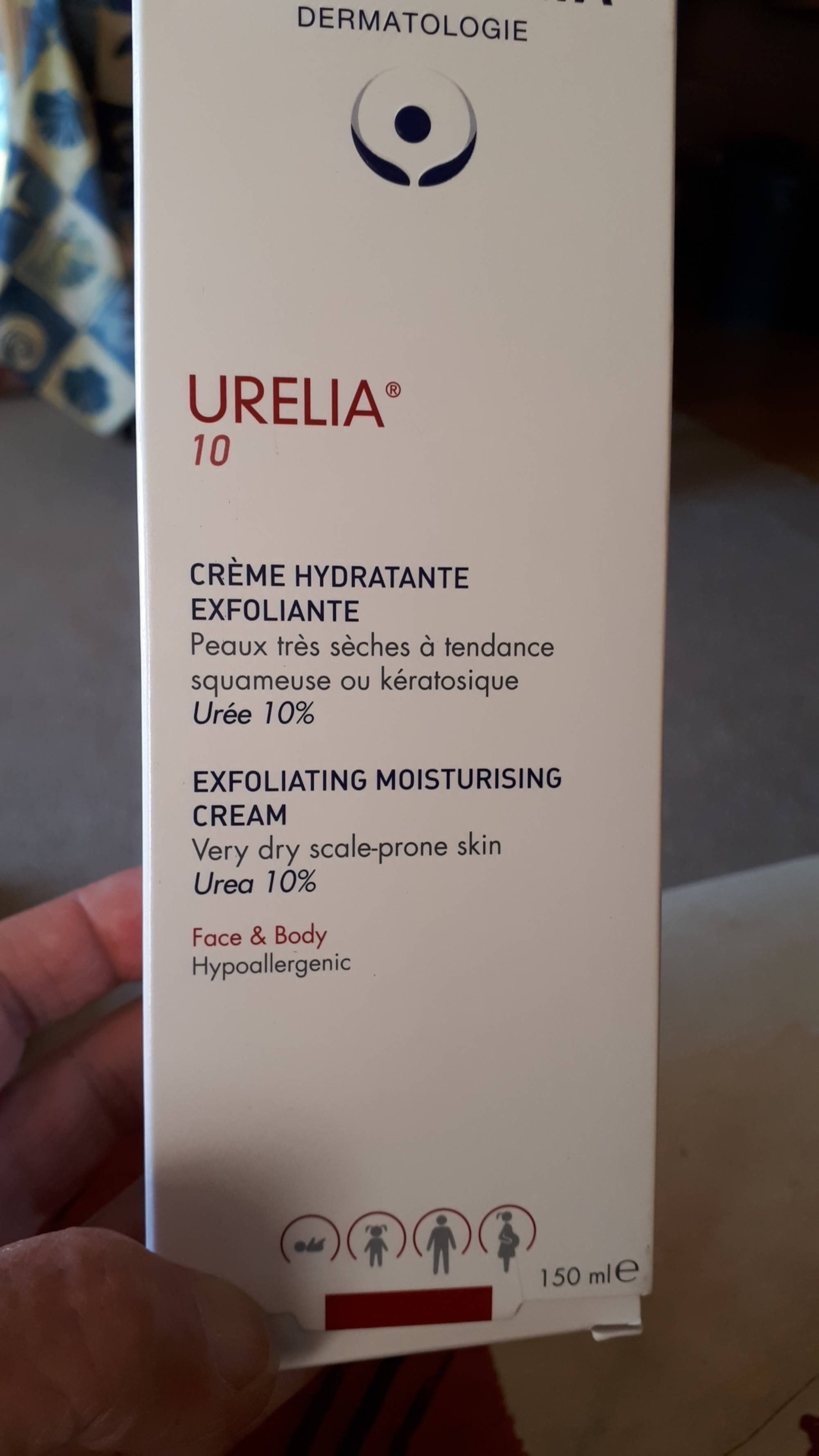 ISIS PHARMA - Urelia 10 - Crème hydratante exfoliante