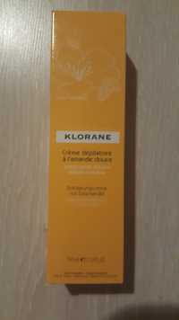 KLORANE - Crème dépilatoire à l'amande douche