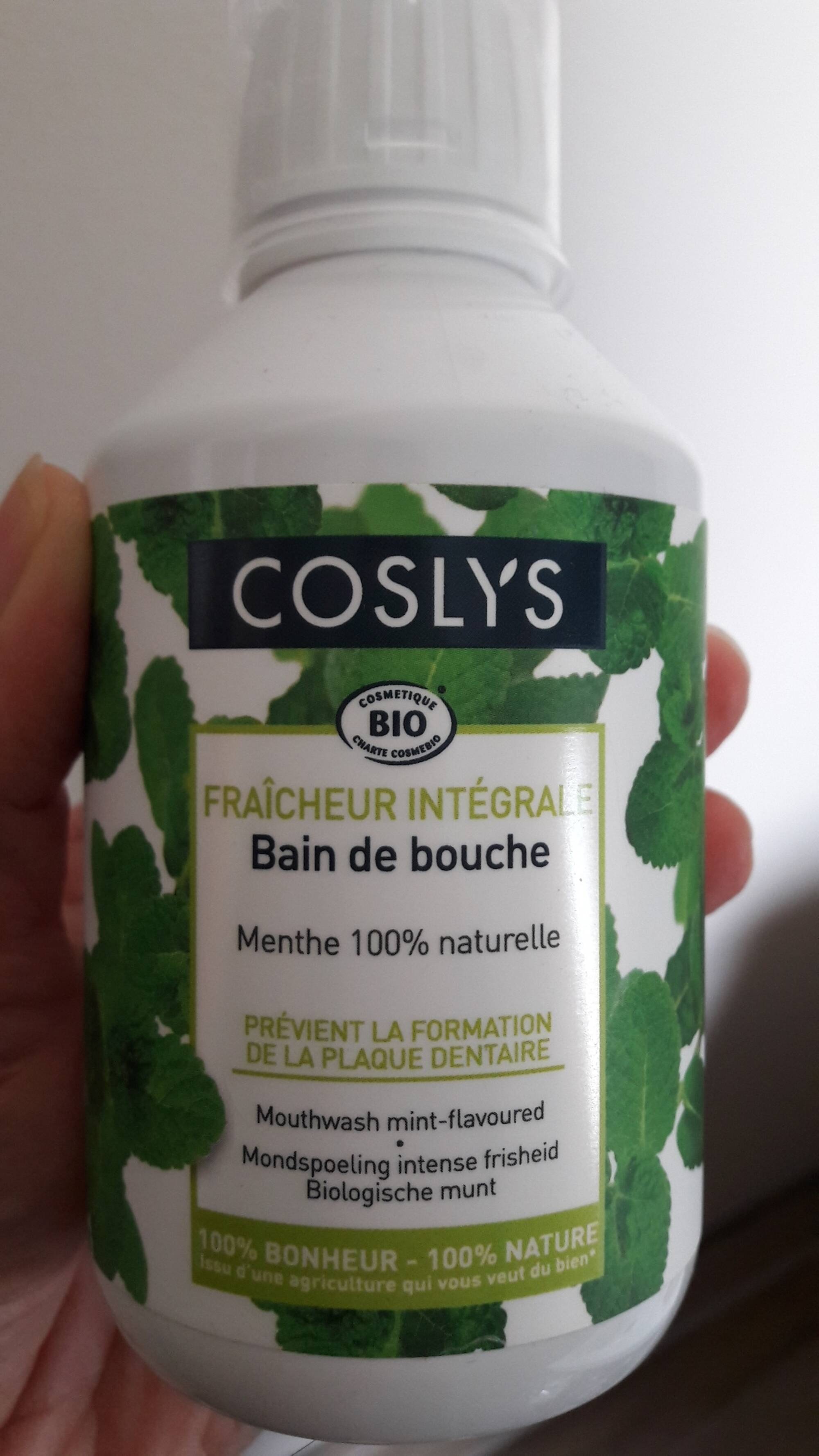 COSLYS - Fraîcheur intégrale - Bain de bouche