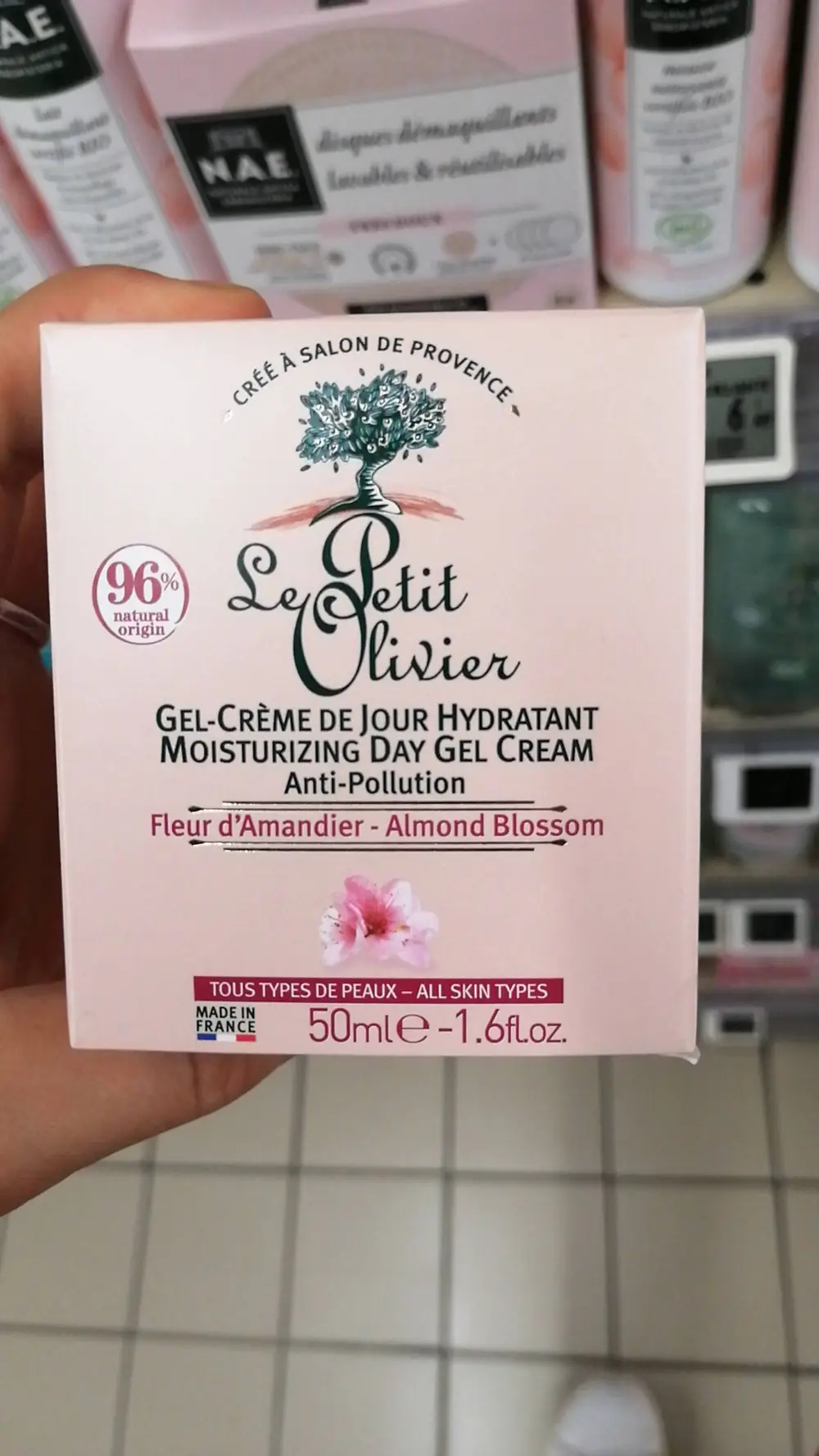 LE PETIT OLIVIER - Gel-crème de jour hydratant - Fleur d'Amandier