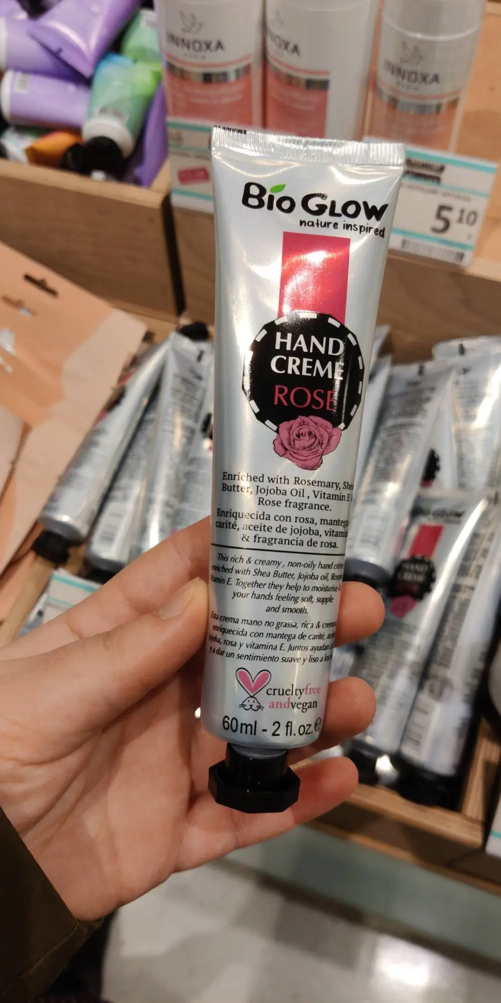 BIO GLOW - Rose - Hand creme 