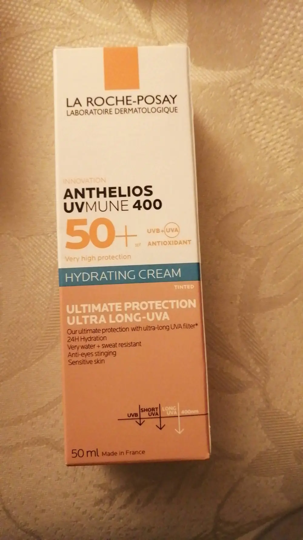 LA ROCHE-POSAY - Anthelios UVMUNE 400 - Hydrating cream 50+