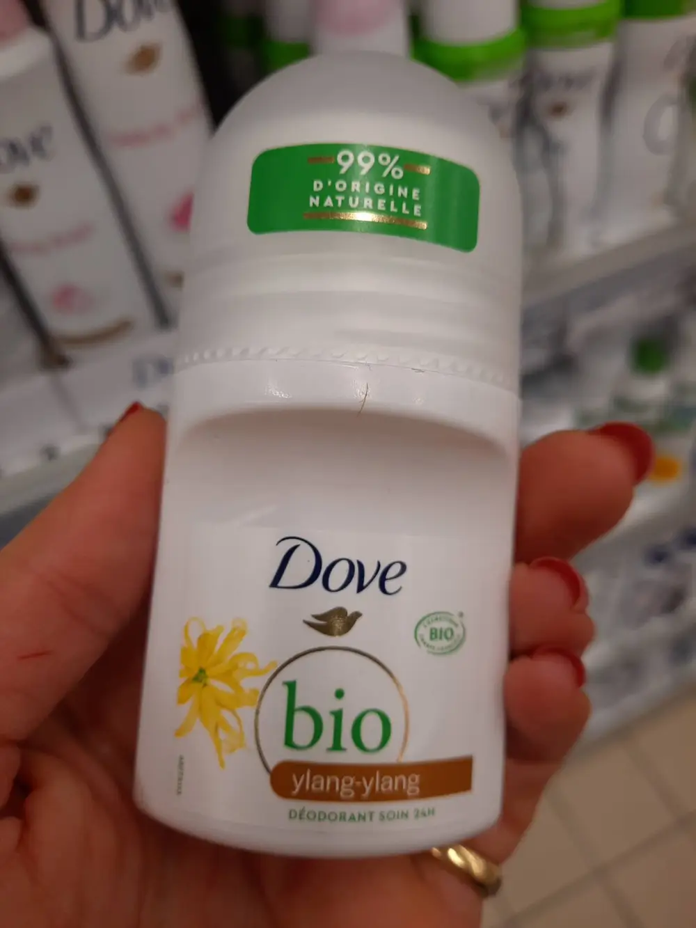 DOVE - Bio ylang-ylang - Déodorant soin 24h