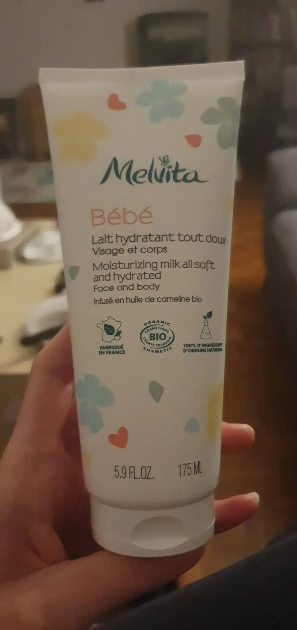 MELVITA - Bébé - Lait hydratant tout doux visage et corps