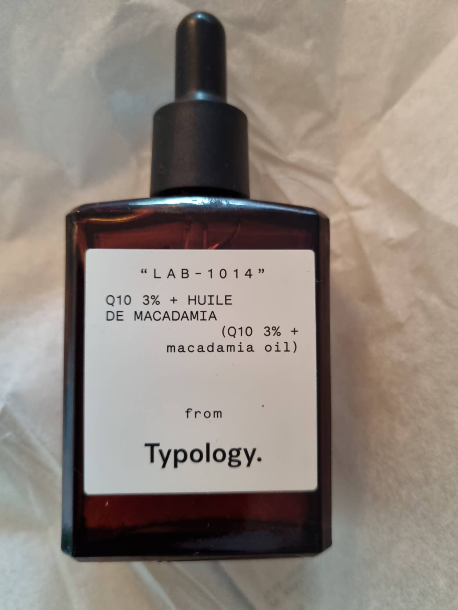 TYPOLOGY - LAB-1014 - Q10 3% + huile de macadamia