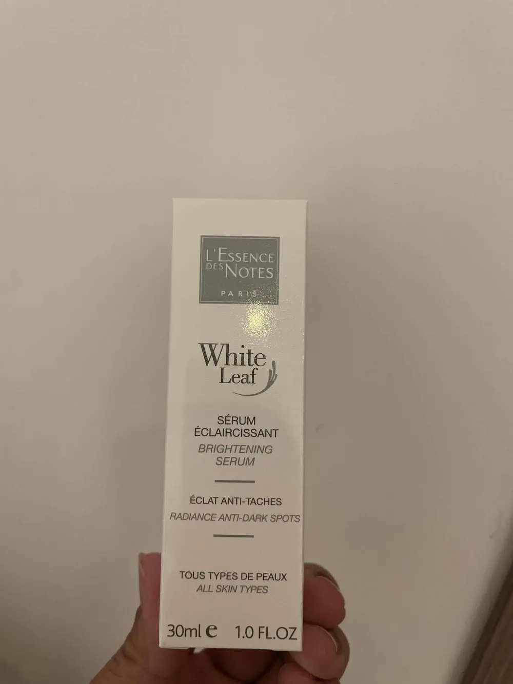L'ESSENCE DES NOTES - White Leaf - Sérum éclaircissant