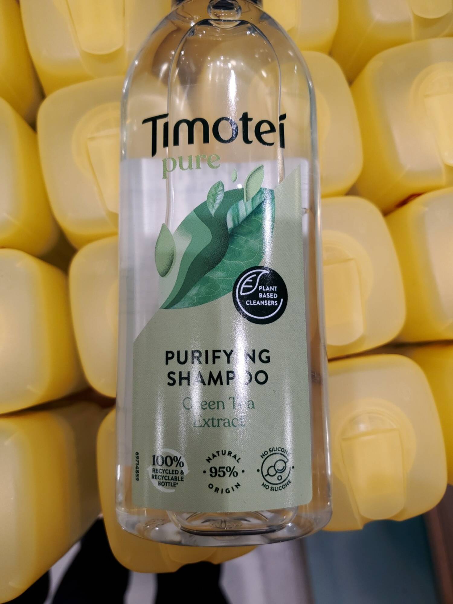 TIMOTEI - Purifying shampoo green tea extract