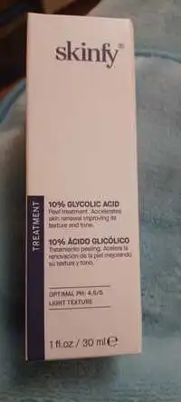 SKINFY - 10% Glycolic acid - Sérum concentrado