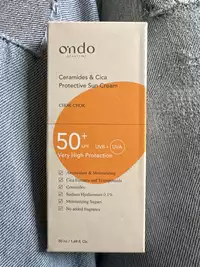 ONDO - Ceramides & cica protective sun cream SPF 50+