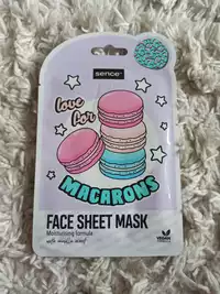 SENCE - Love for macarons - Face sheet mask
