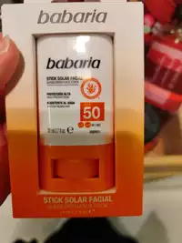 BABARIA - Stick solar facial SPF 50