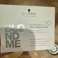 SCHWARZKOPF - Blond me bondfinity - Masque réparateur intense