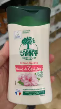 L'ARBRE VERT - Crème douche parfum fleurs de cerisier