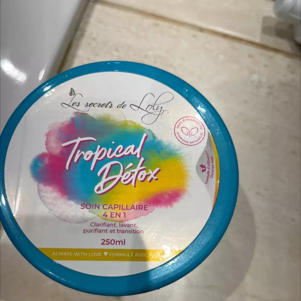 LES SECRETS DE LOLY - Tropical détox - Soin capillaire 4 en 1