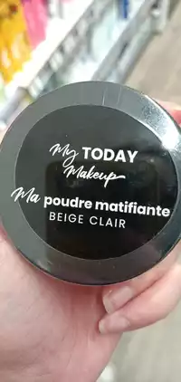 M'Y TODAY MAKEUP - Ma poudre matifiante beige clair