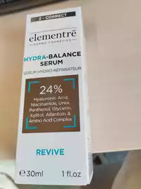 ELEMENTRE - Revive - Hydra-balance serum
