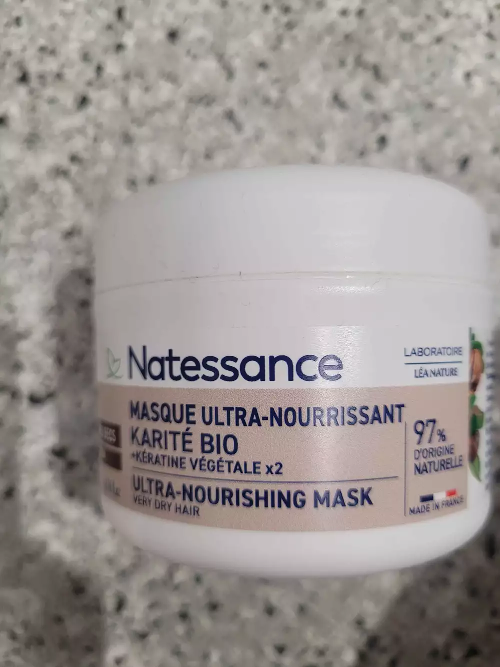 NATESSANCE - Masque ultra-nourrissant karité bio