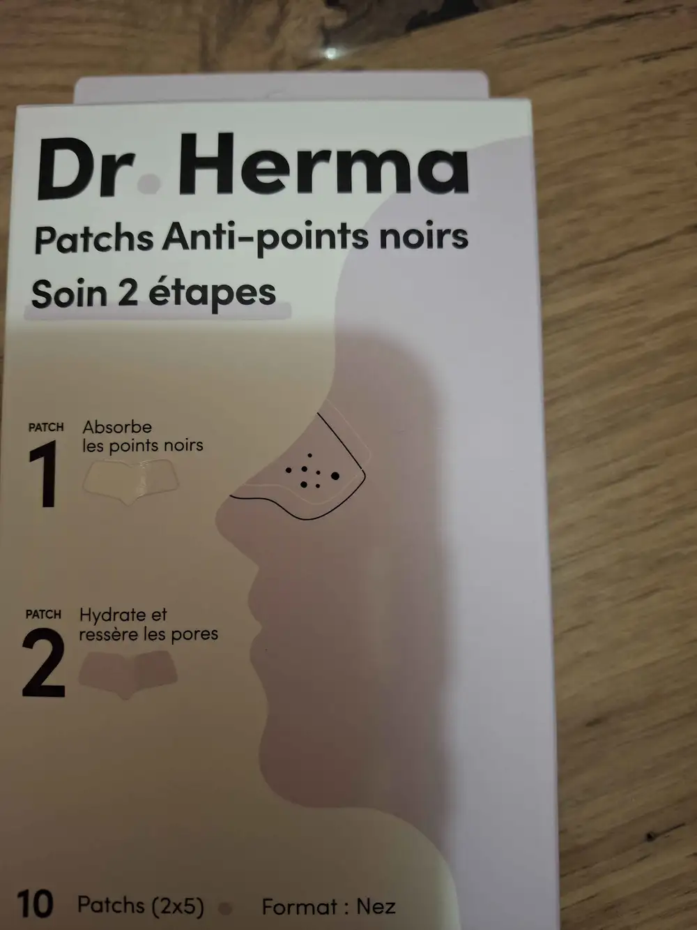 DR HERMA - Patchs anti-points noirs soin 2 étapes
