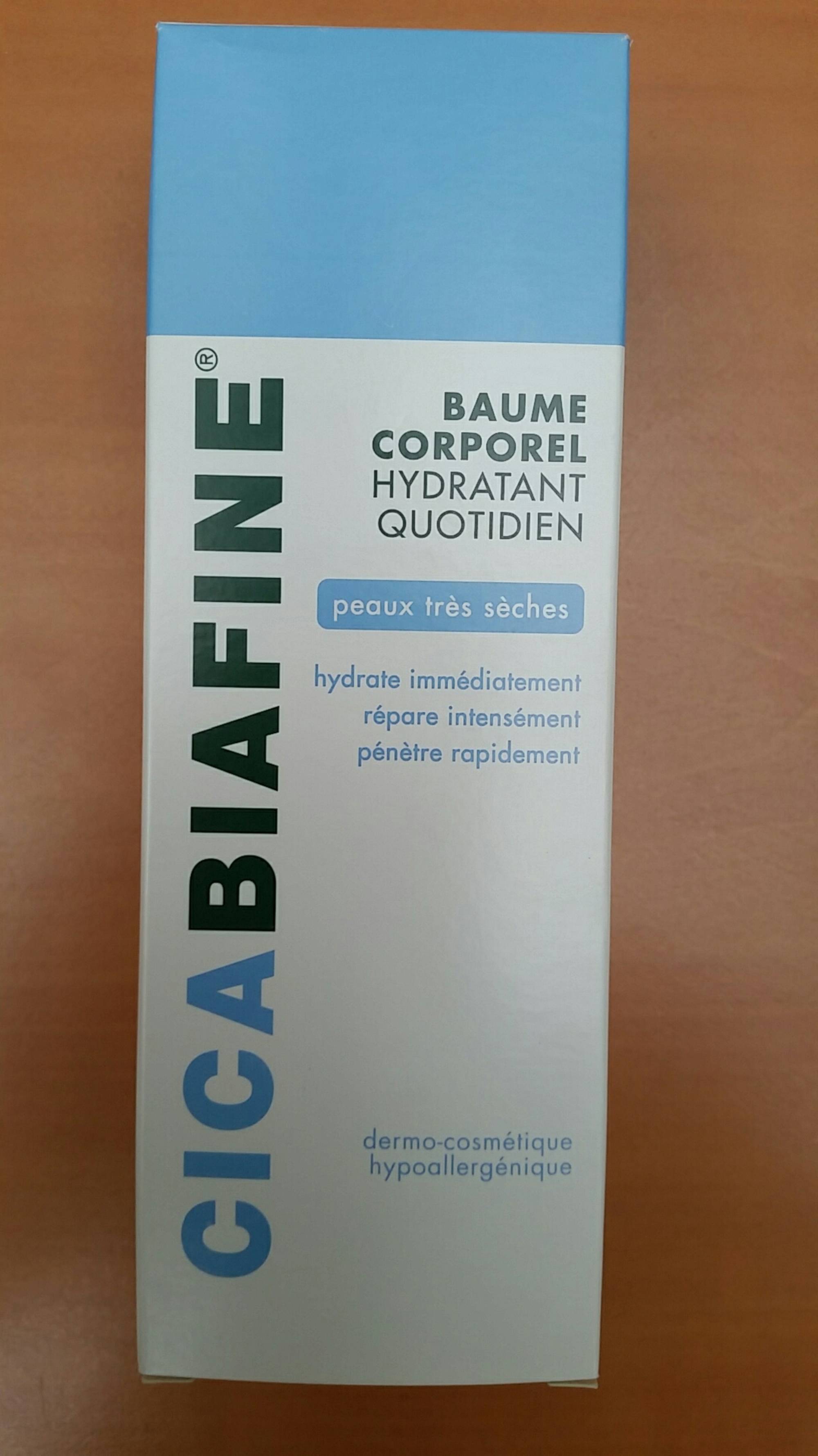 CICABIAFINE - Baume corporel hydratant quotidien