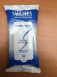 SAUGELLA - Dermoliquide - Lingettes intimes à la sauge