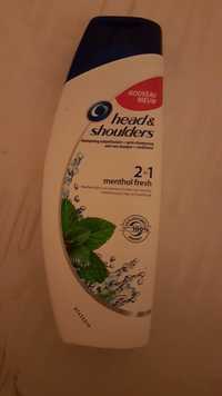 HEAD & SHOULDERS - Menthol fresh 2 in 1 - Shampooing antipelliculaire + après-shampooing