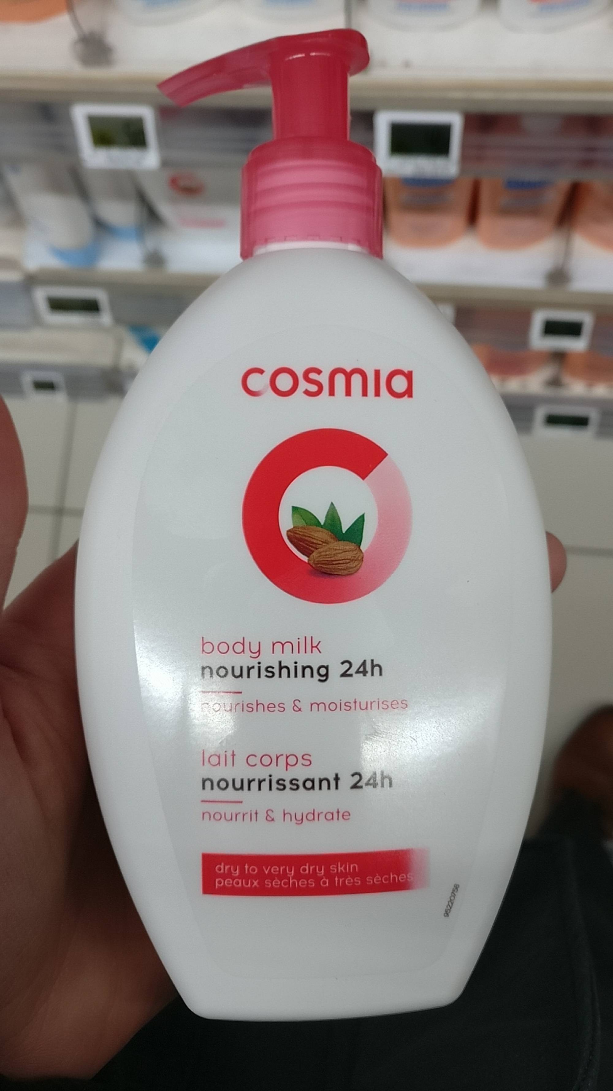 COSMIA - Lait corps nourrissant 24h peaux sèches