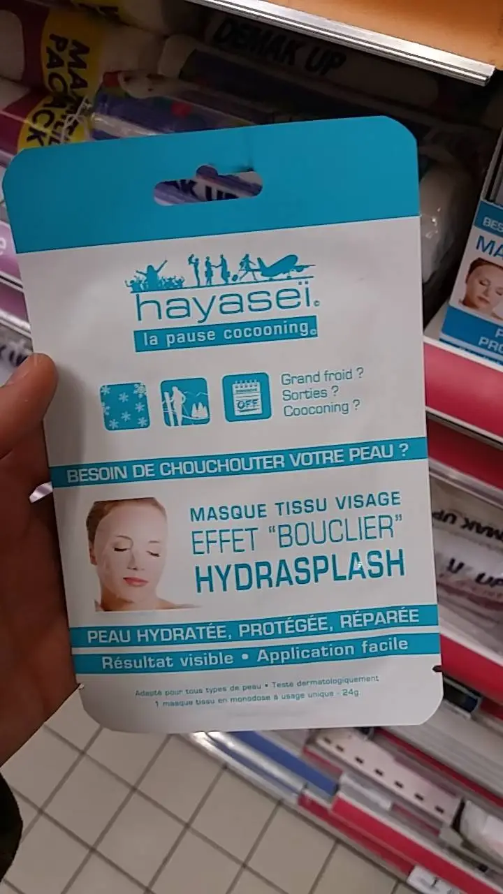 HAYASEÏ - Masque tissu visage effet 