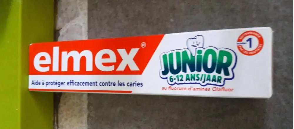 ELMEX - Dentifrice junior 6-12 ans 