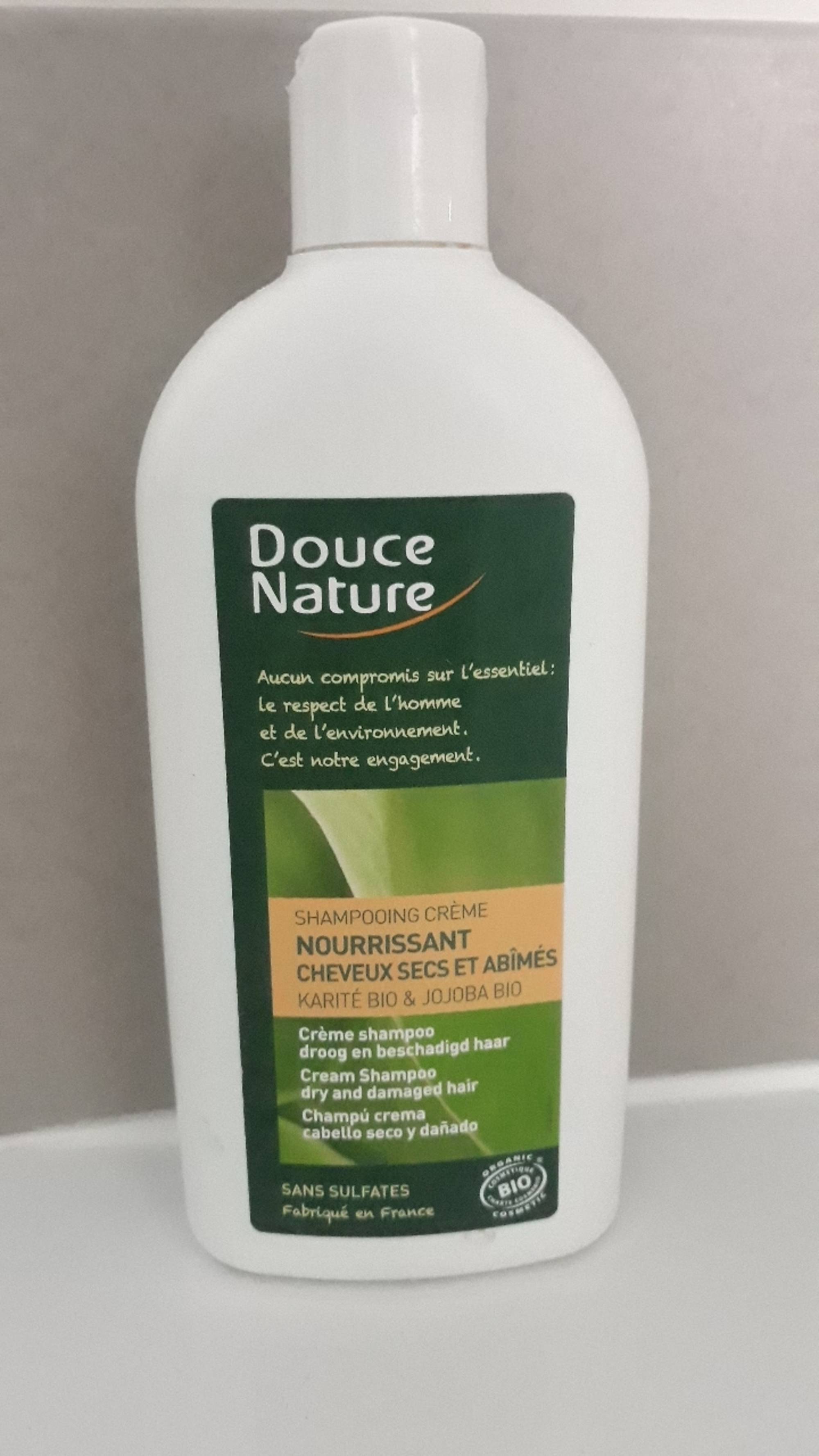 DOUCE NATURE - Shampooing  crème nourrissant cheveux secs