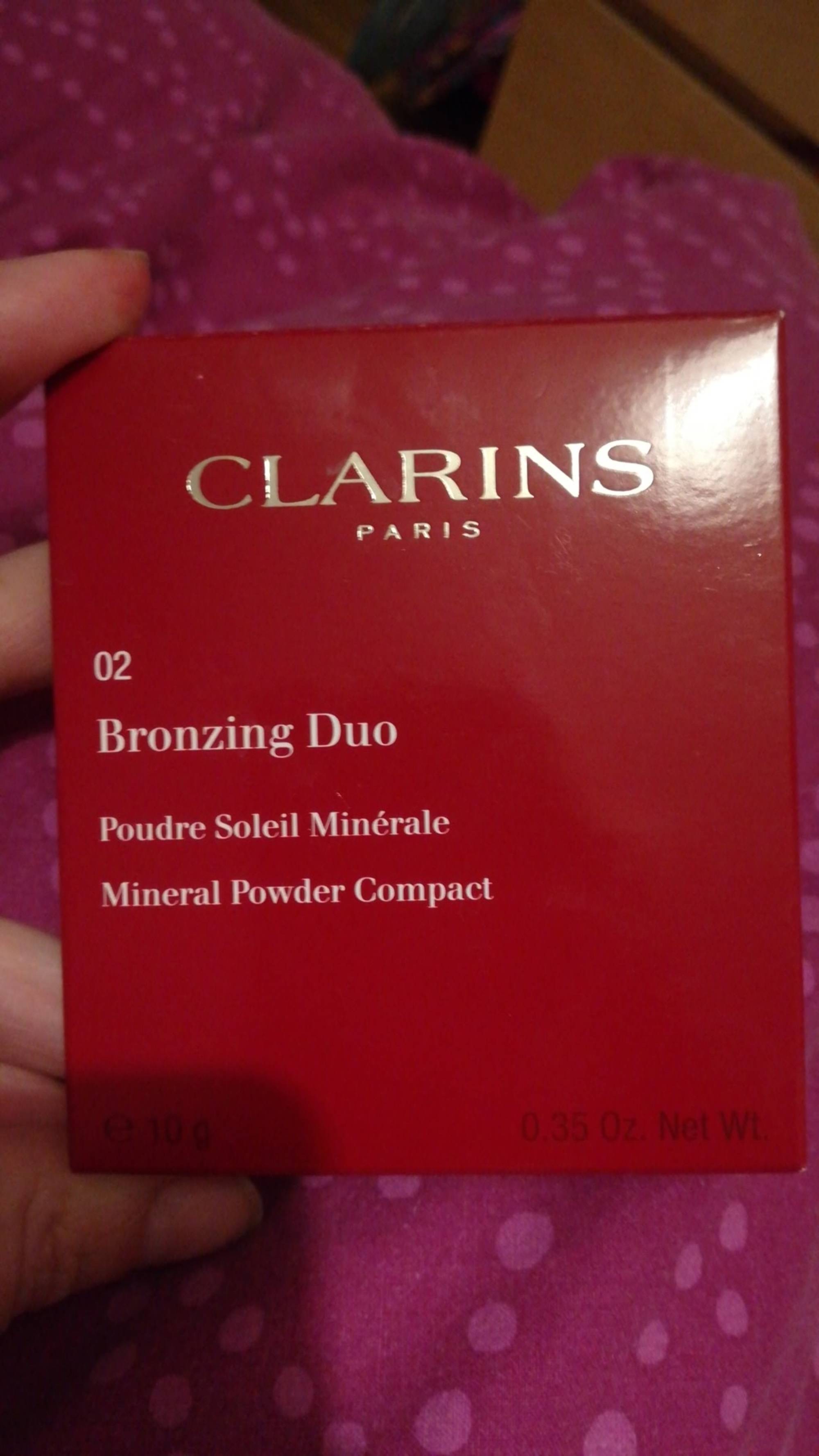 CLARINS - 02 Bronzing duo  - Poudre soleil minérale