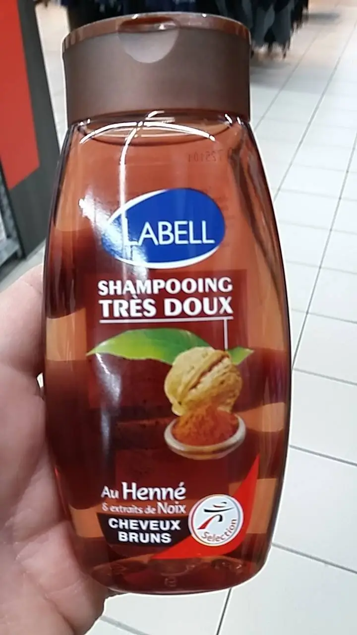 LABELL - Shampooing très doux au henné & extraits de noix