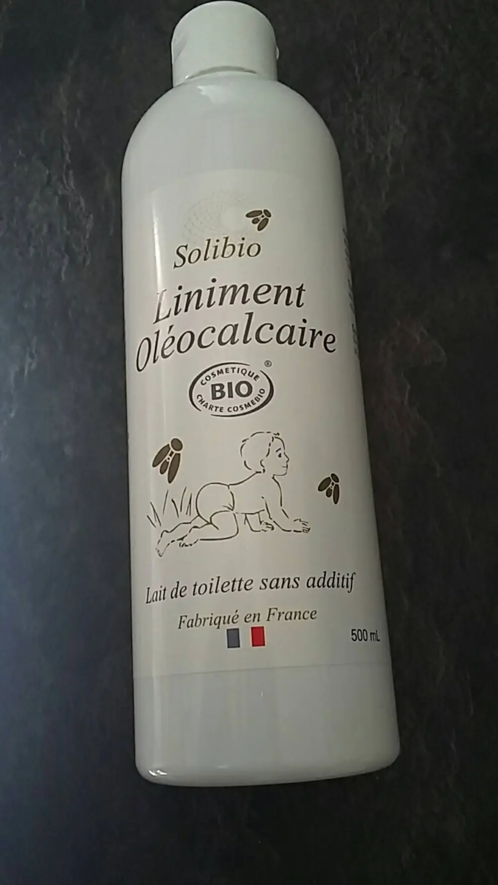 SOLIBIO - Liniment oléocalcaire - Lait de toilette sans additif