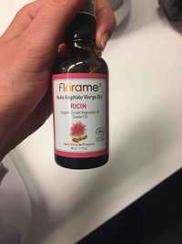 FLORAME - Ricin - Huile végétale vierge bio