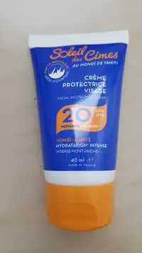SOLEIL DES CIMES - Crème protectrice visage au monoï de tahiti