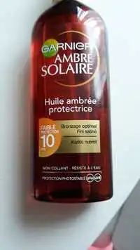 GARNIER - Ambre solaire - Huile ambrée protectrice FPS 10