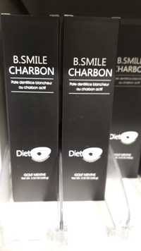 DIETWORLD - B.Smile charbon - Pâte dentifrice blancheur au charbon actif