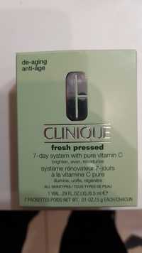 CLINIQUE - Fresh pressed - Système rénovateur 7-jours à la vitamine C pure