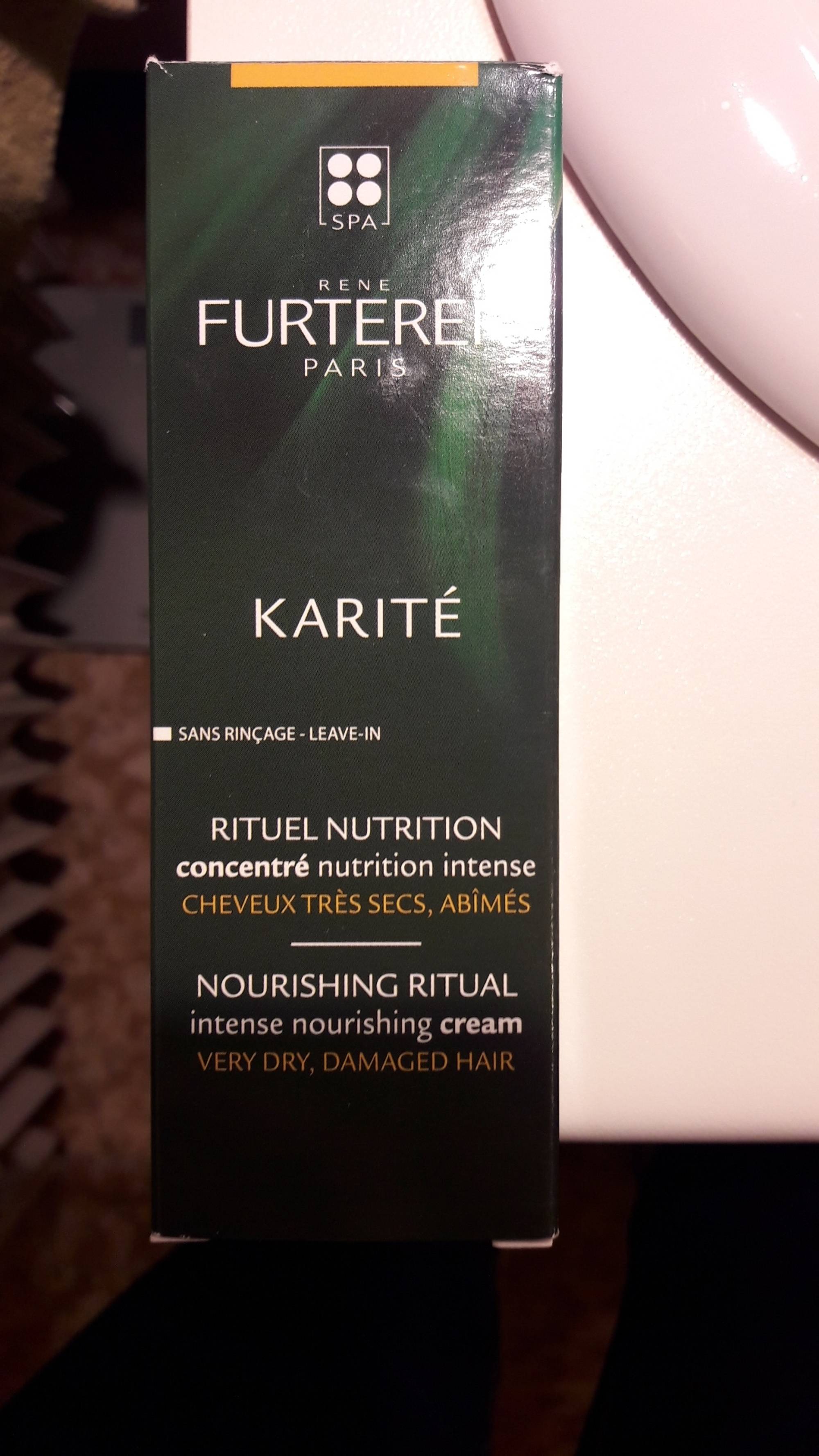 RENÉ FURTERER - Karité - Rituel nutrition concentré