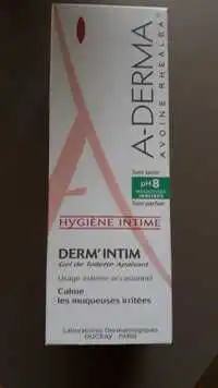 A-DERMA - Hygiène intime - Gel de toilette apaisant