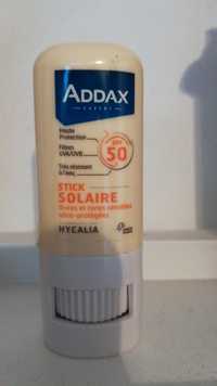 ADDAX - Stick solaire pour lèvres et zones sensibles SPF 50