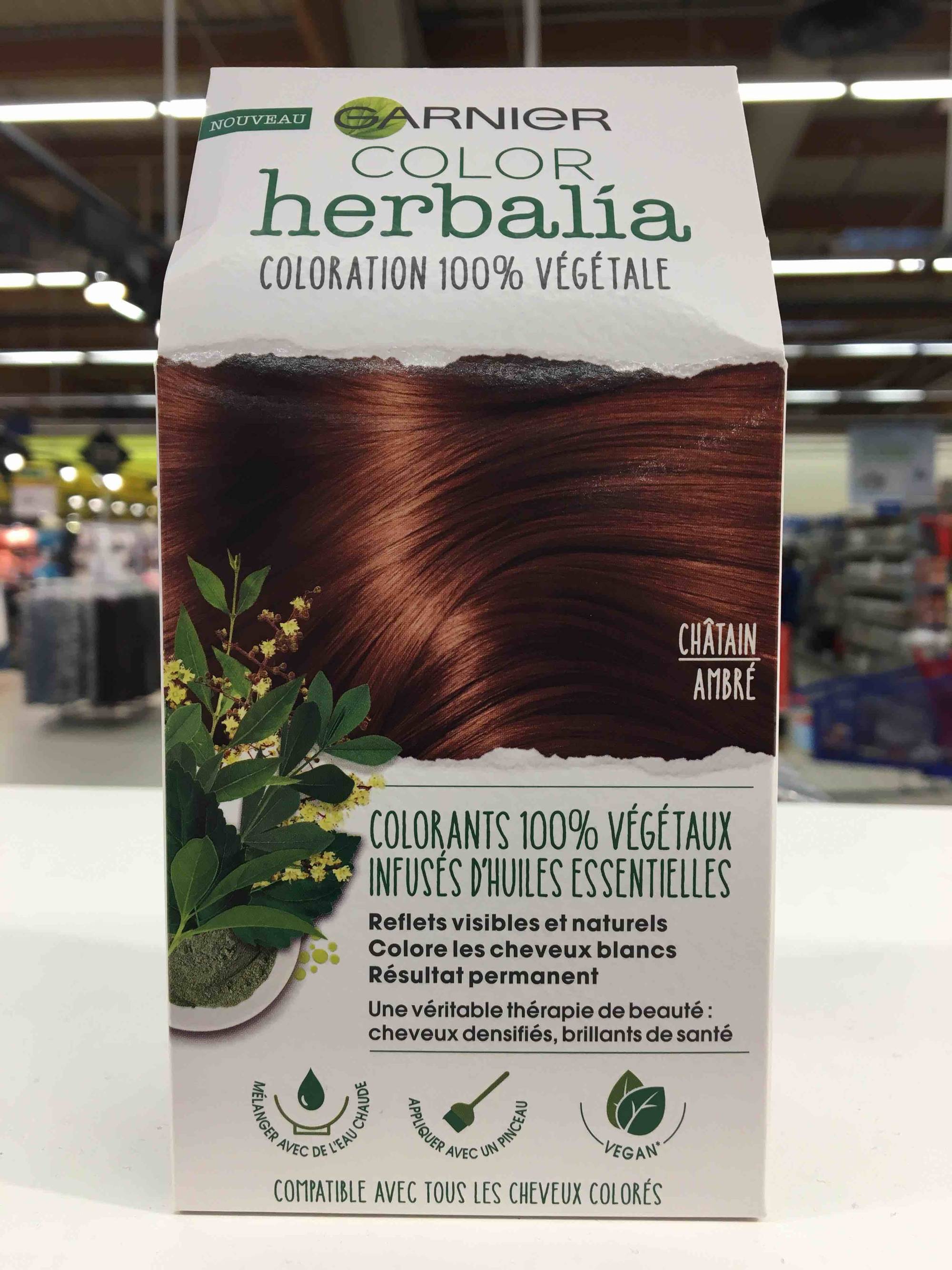 GARNIER - Color herbalia - Coloration 100% végétale châtain ambré
