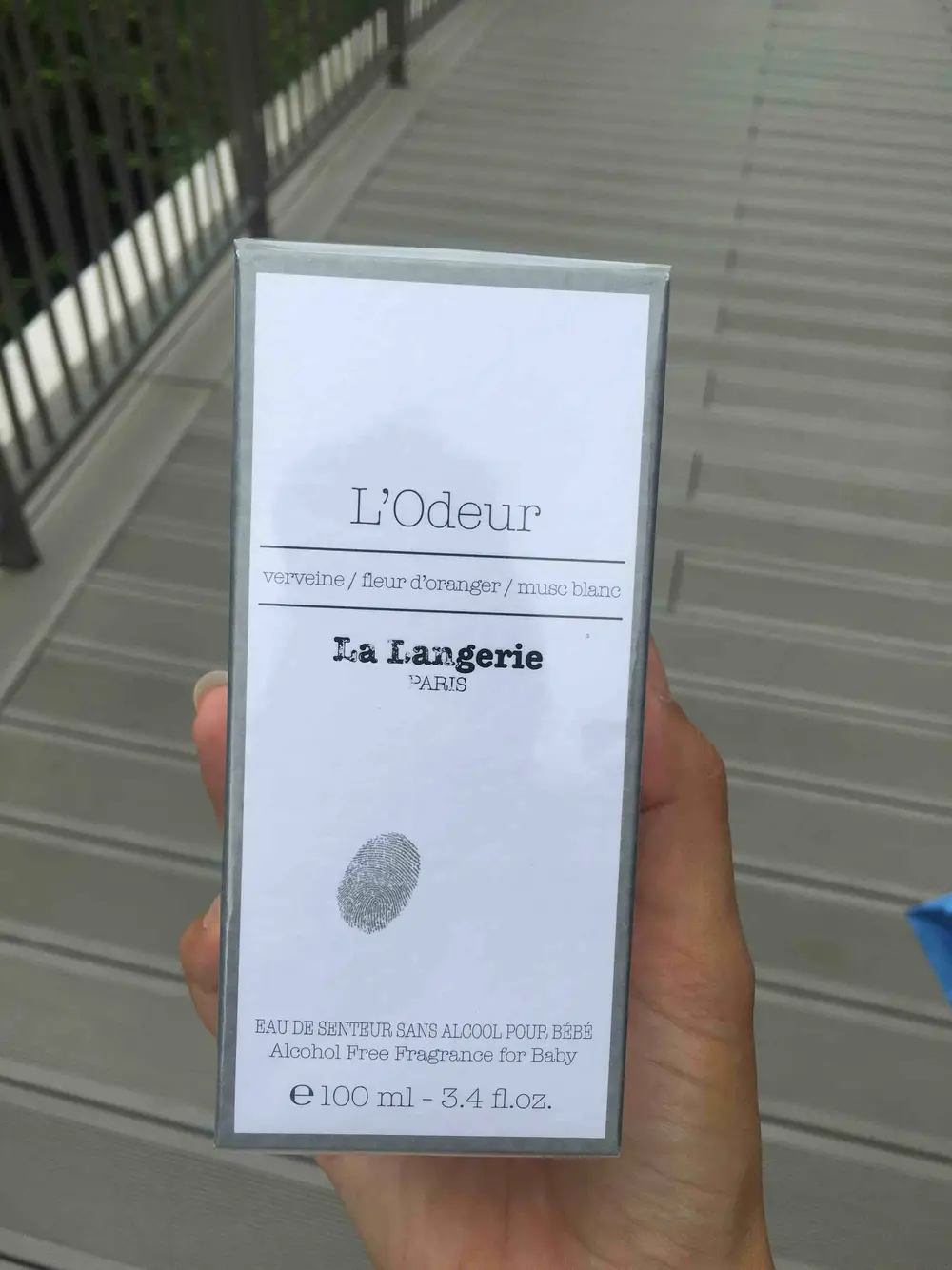 LA LANGERIE - L'odeur - Eau de senteur sans alcool pour bébé