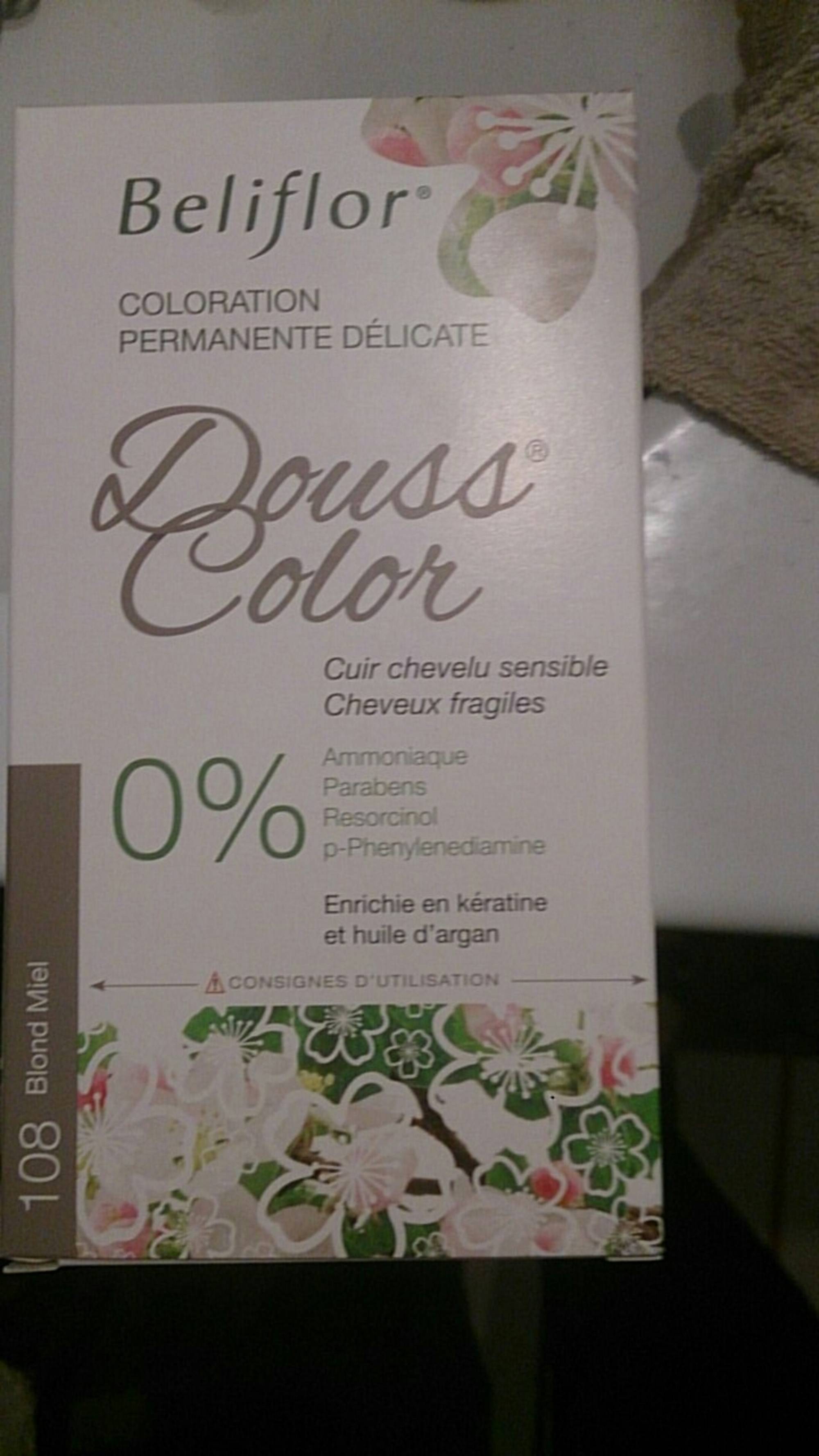 BELIFLOR - Douss color - Coloration permanente délicate - 108 blond miel