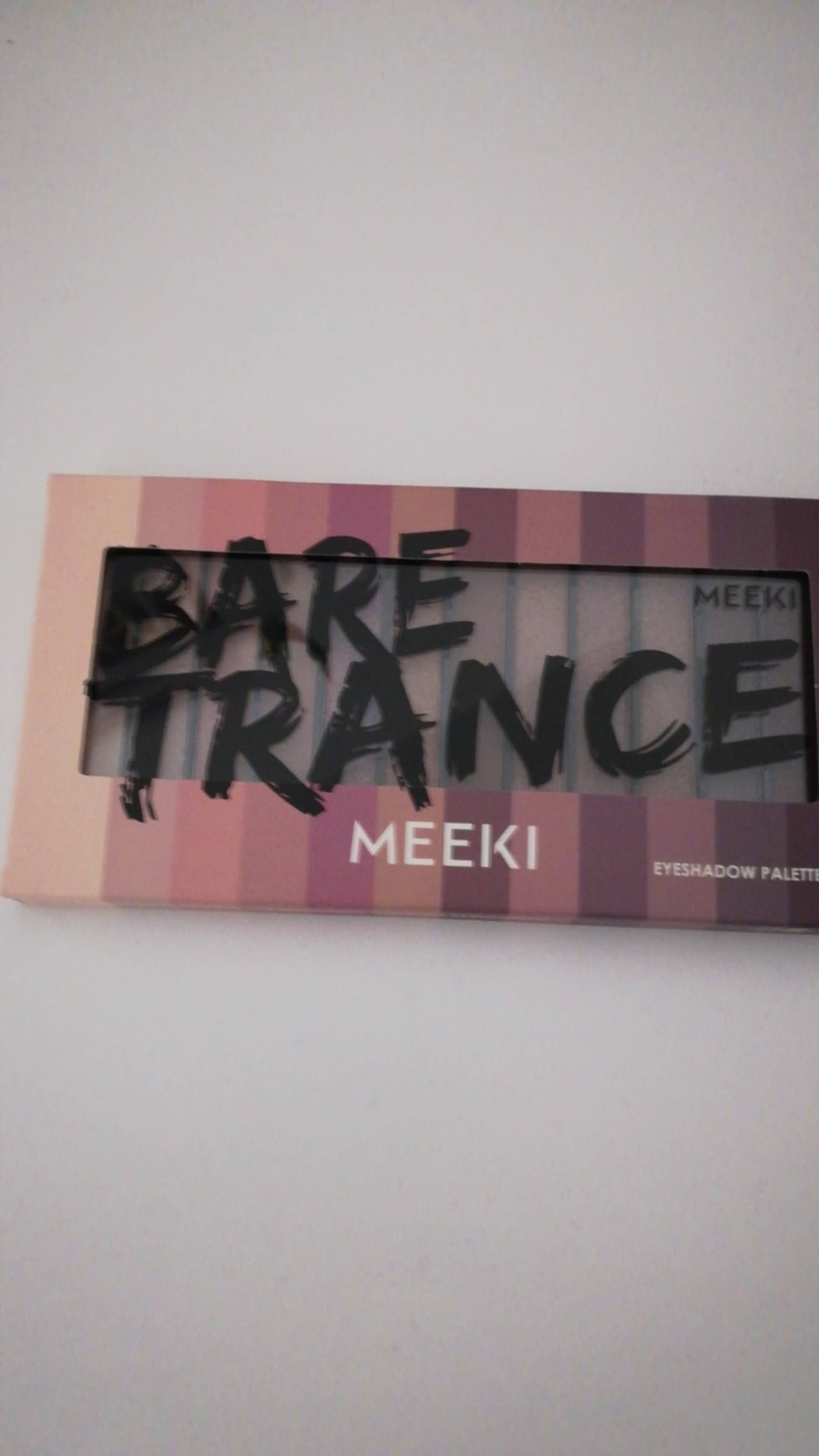 MEEKI - Bare trance - Palette de fard à paupières 
