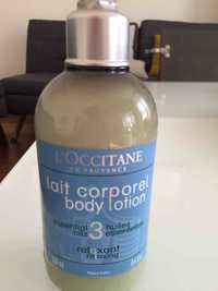 L'OCCITANE - Lait corporel relaxant aux 3 huiles essentielles