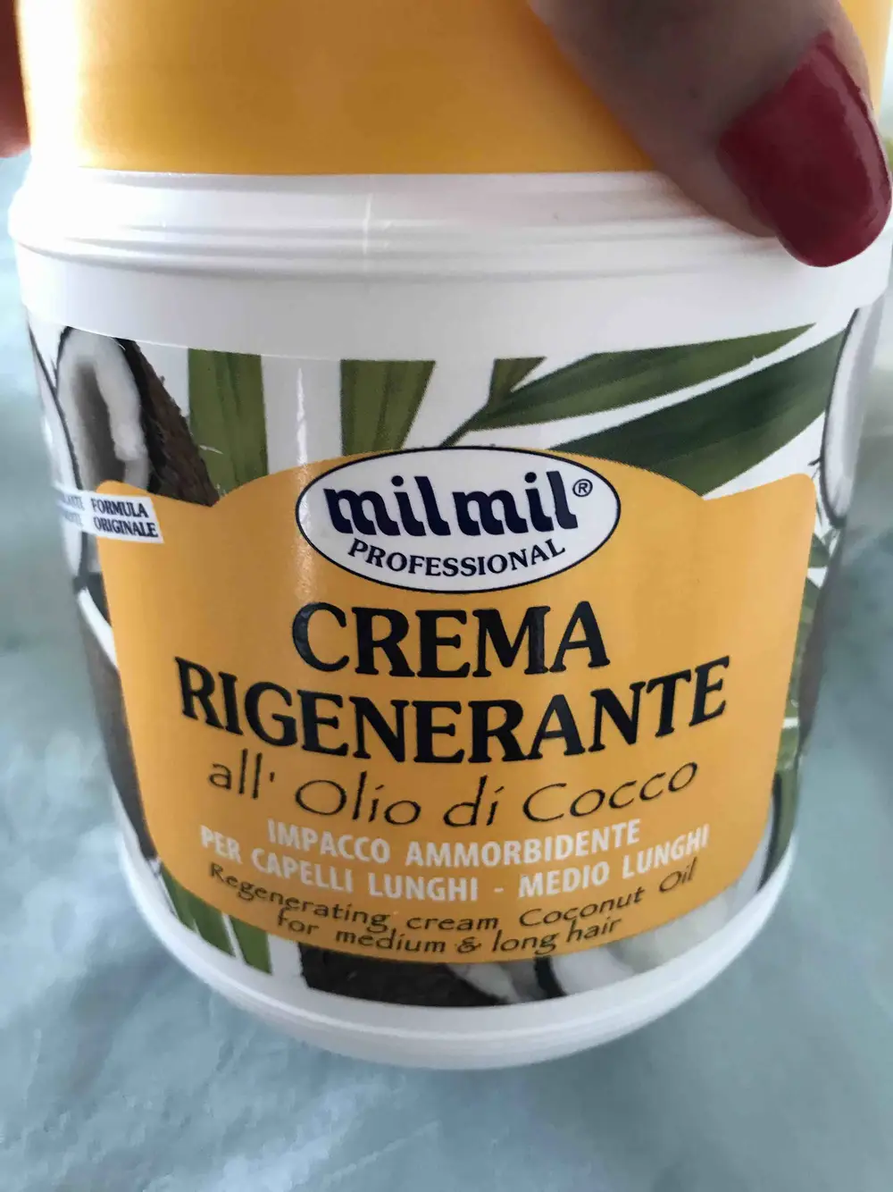 MIL MIL - Crema rigenerante all' Olio di Cocco