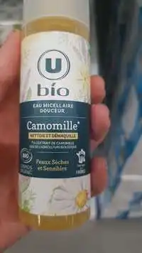 U BIO - Camomille - Eau micellaire douceur bio