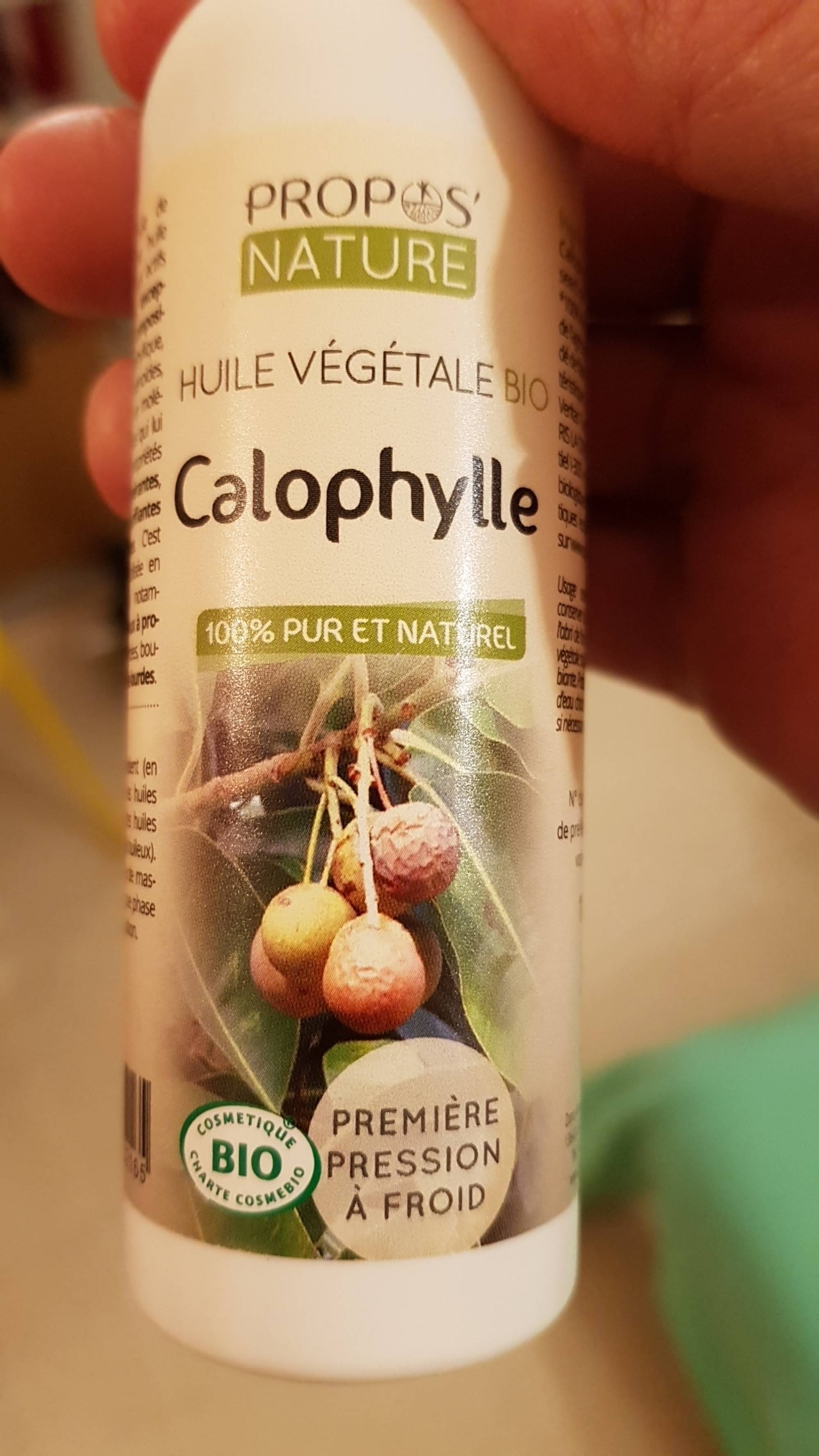 PROPOS'NATURE - Calophylle - Huile végétale bio